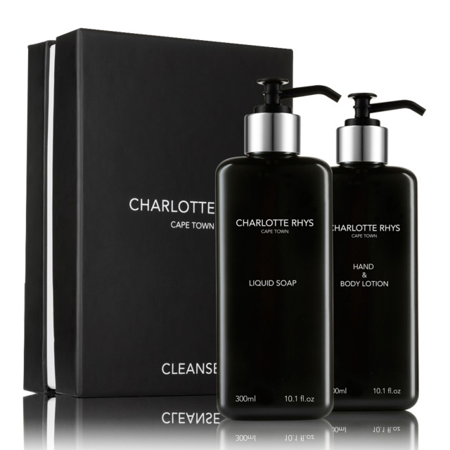 Charlotte Rhys Spring Flowers Cleanse Liquid Soap & Hand Lotion Gift Set, Set of 2