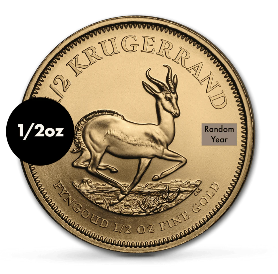 1/2 oz Gold Krugerrand Coin