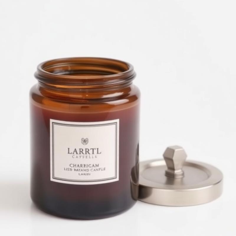 Velvet Rose & Oud Candle with Lid, 180g